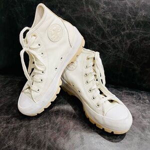 Converse Cream leather All Star